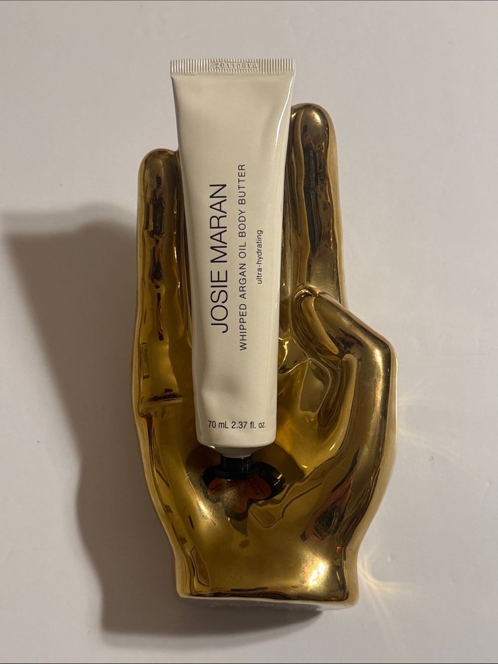JOSIE MARAN Vanilla Apricot Whipped Argan Oil Body Butter Ultra Hydrating 2.37oz